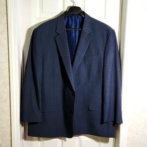 Men's Jacket/Coat/Blazer, blue, 3XL, (56 Long)